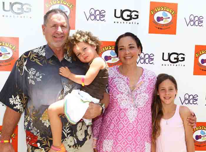 Catherine Rusoff attending movie premiere with her family.